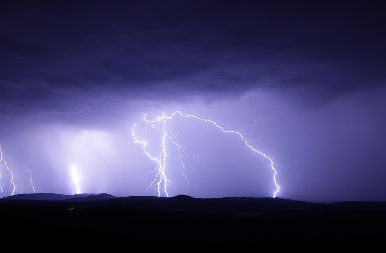 flash, thunderstorm, ore mountains, nature, lightning, night sky, storm, stormy weather, weather, sky, night, flash of lightning, dark, summer thunderstorm, electricity, thunder, clouds, rain